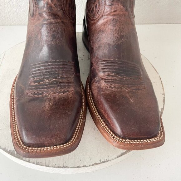 NEW Rod Patrick Mens Cowboy Boots 14.5A Perro Loco Brown Western Square Toe - Picture 6 of 13